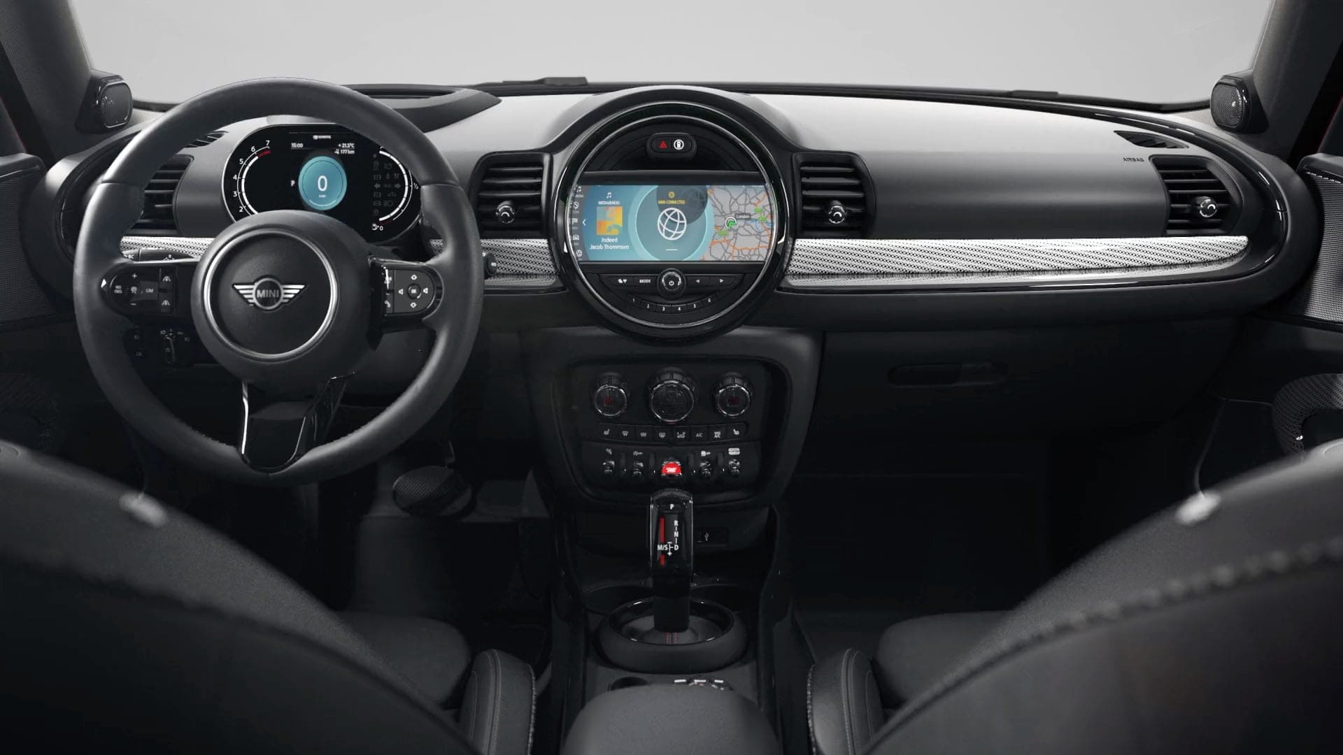 MINI Clubman – Vorderansicht – grau und schwarz