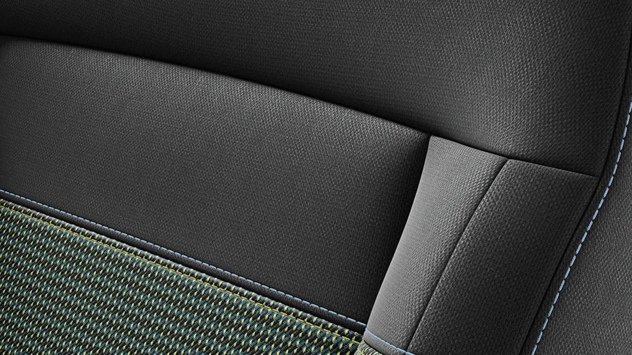 Vue de détail de la MINI Aceman 100 % électrique en noir