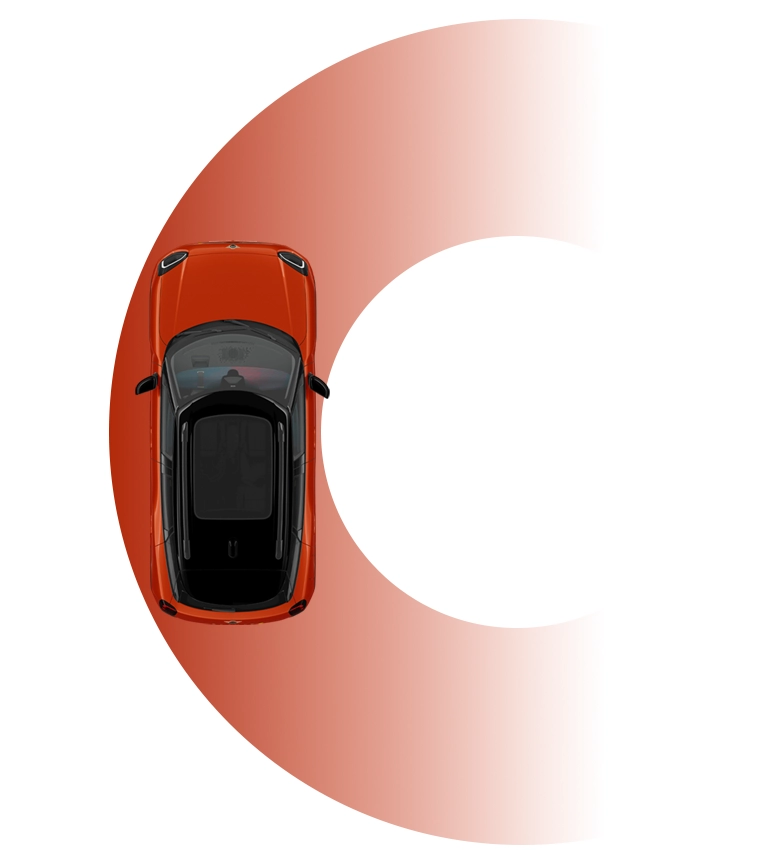 MINI Aceman Electric – Wendekreis