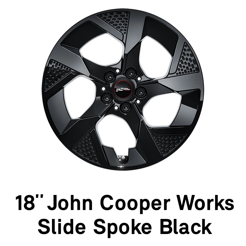 MINI – équipement – 18’’ JCW slide spoke black