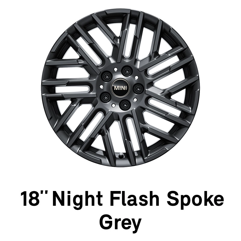 MINI - équipement - 18’’ night flash spoke grey