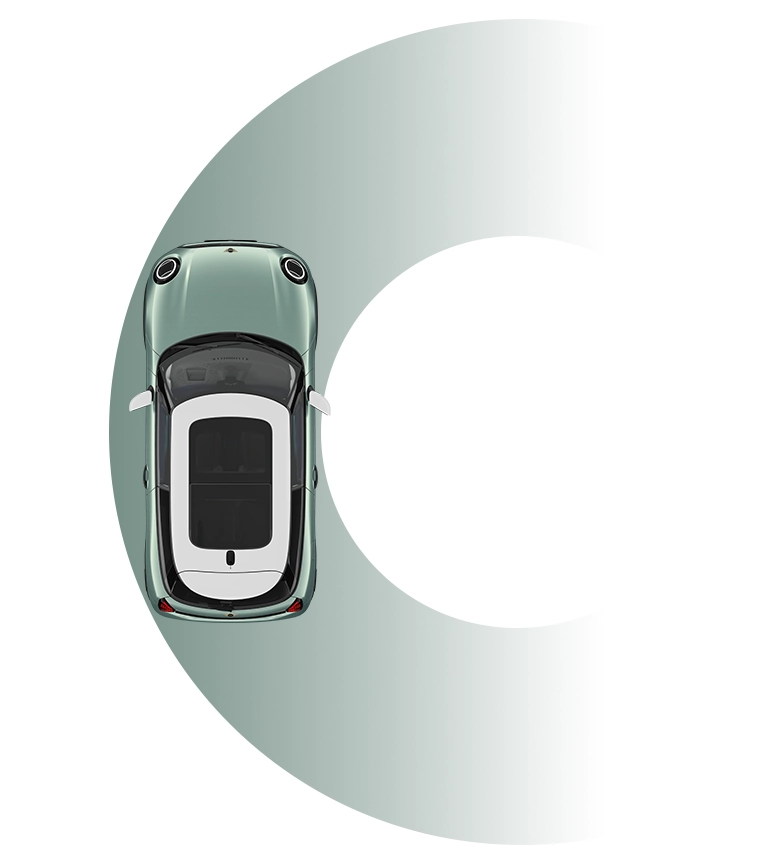 MINI Cooper 3 Portes – Rayon de braquage