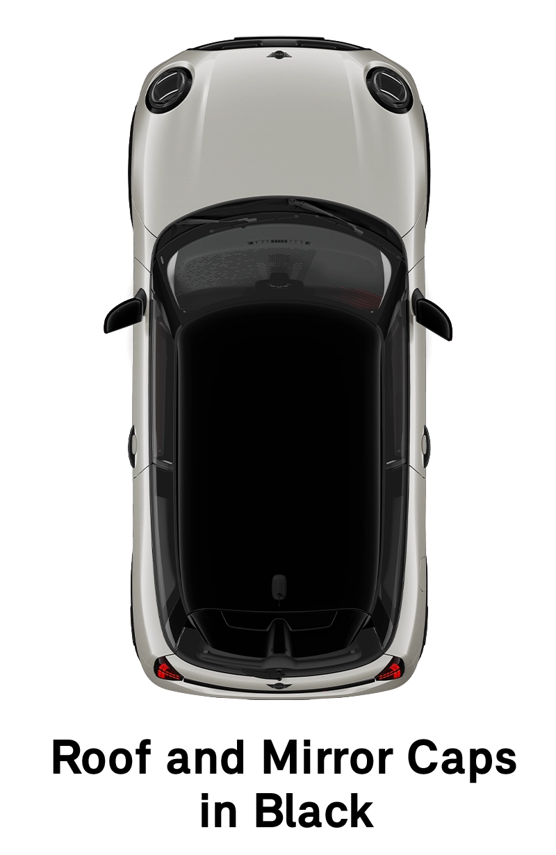  MINI - équipement - Finition JCW - toit et coques de rétroviseurs noires