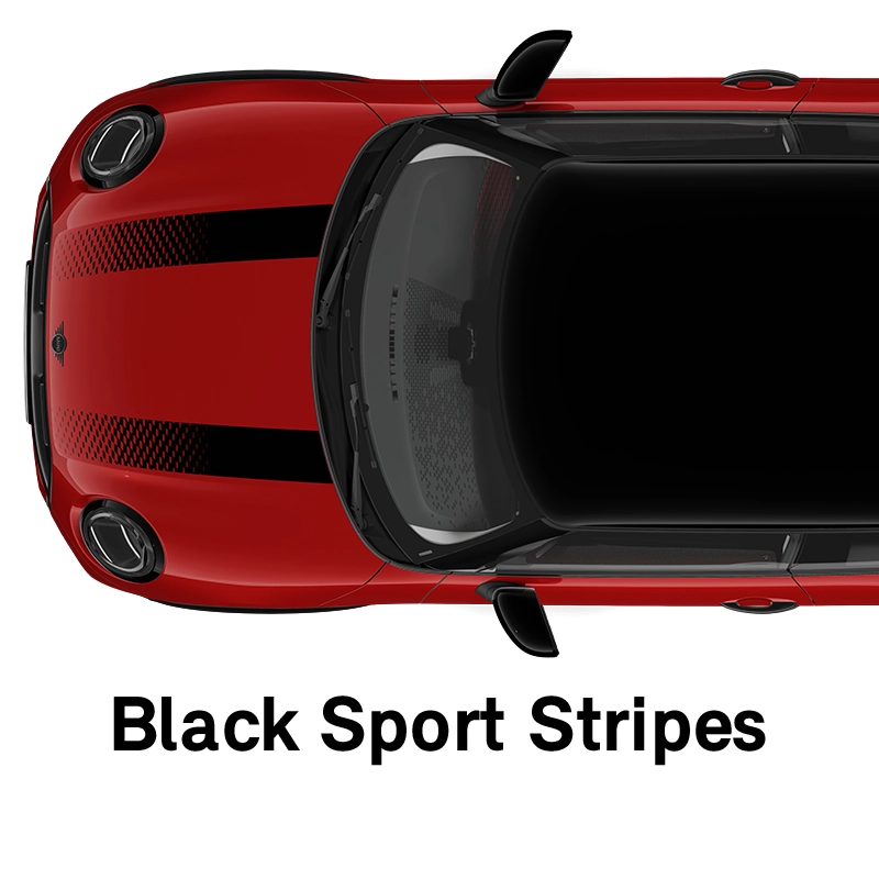  MINI - équipement -bandes sports noires finition jcw
