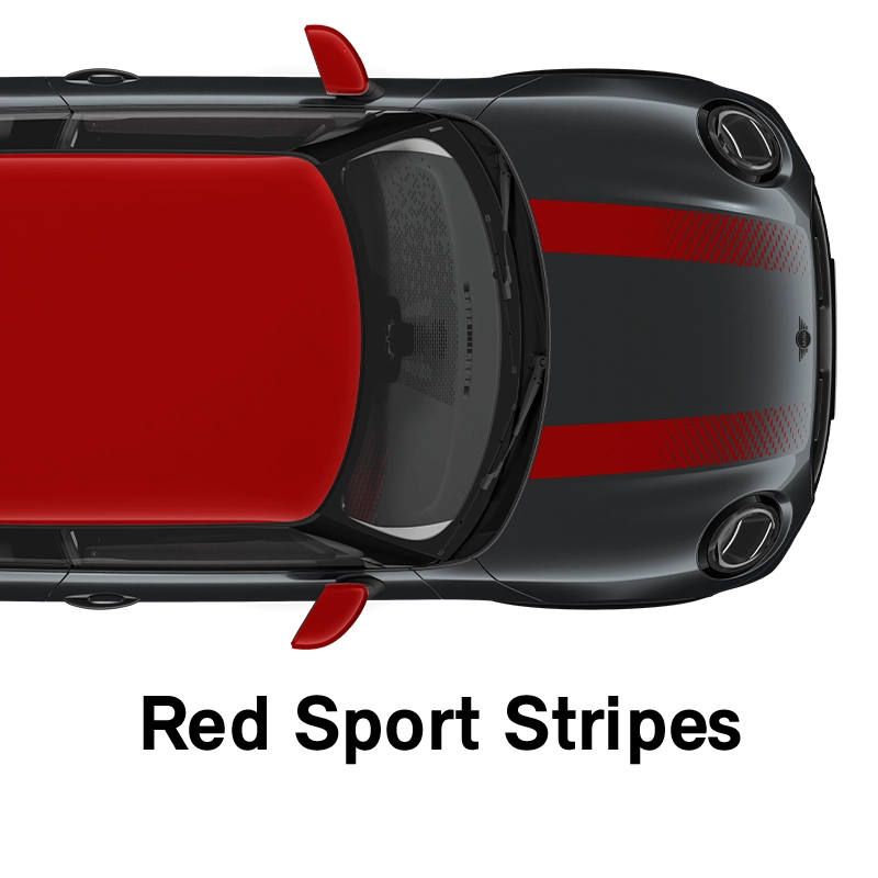  MINI - équipement - bandes sports rouges finition jcw
