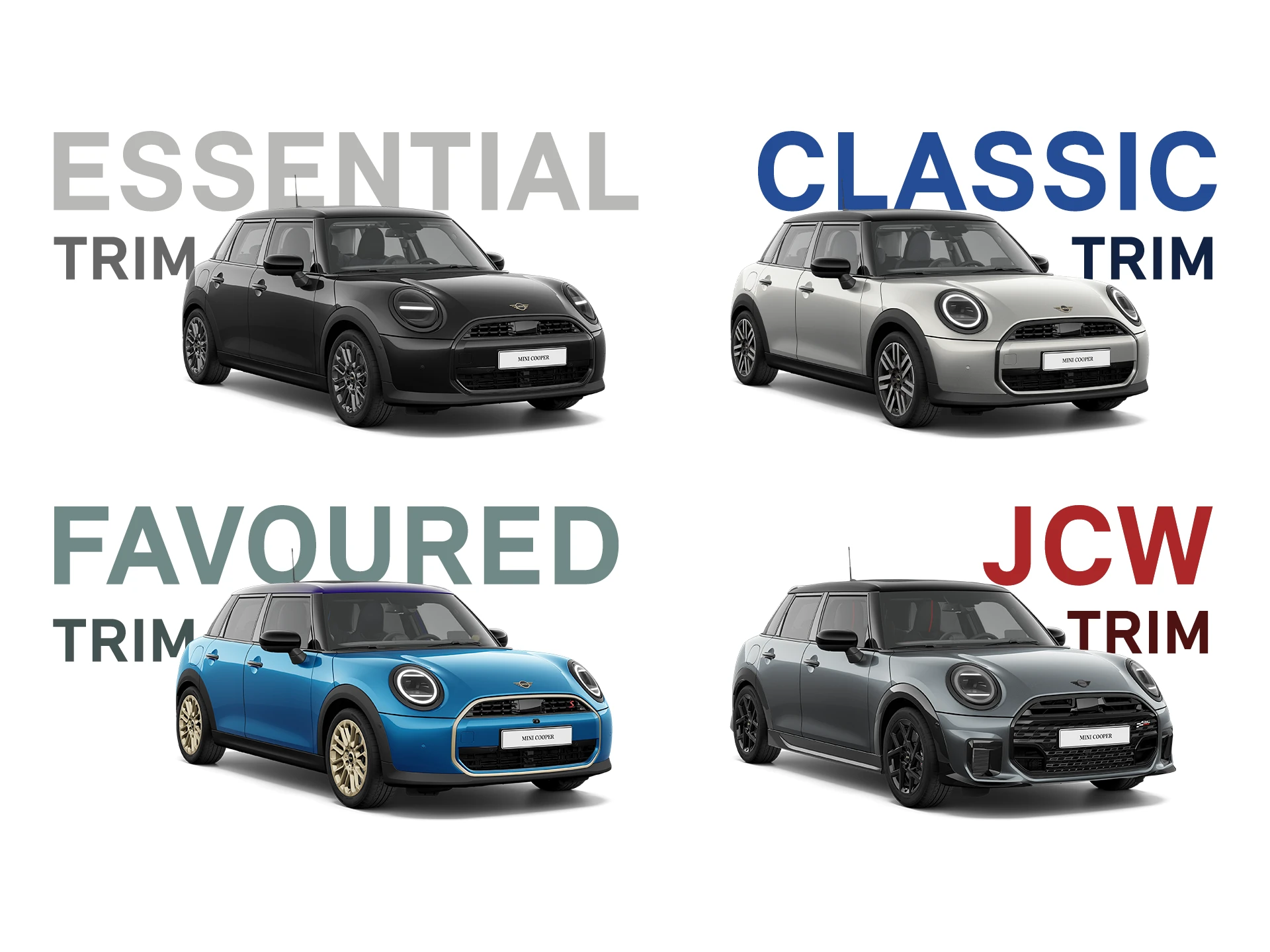 MINI Cooper 5 Portes – Éléments de l’habillage