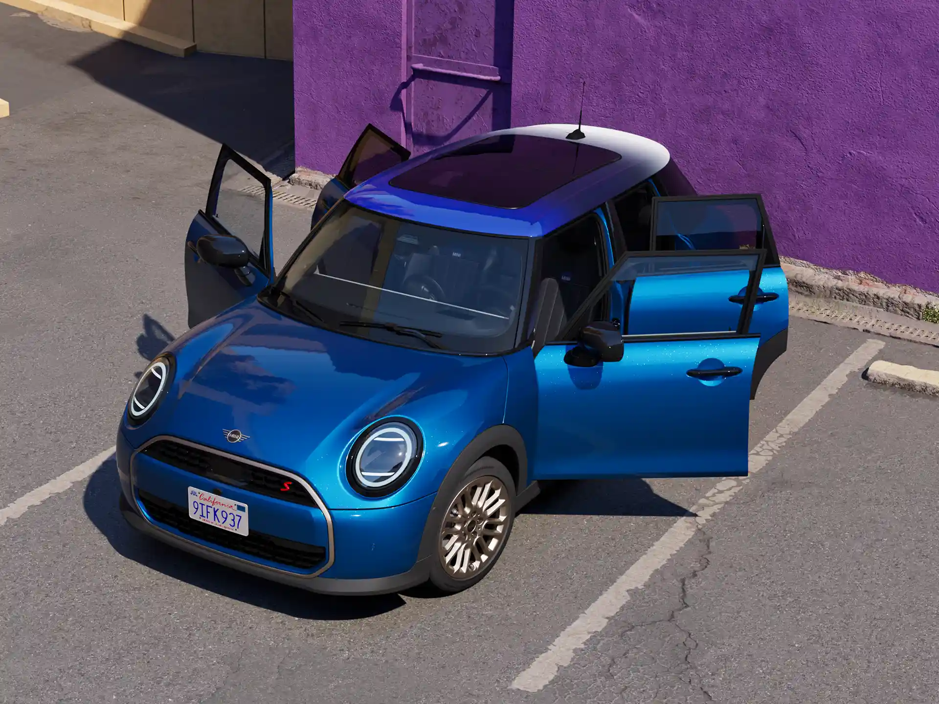 MINI Cooper 5-Türer – Geöffnete Türen