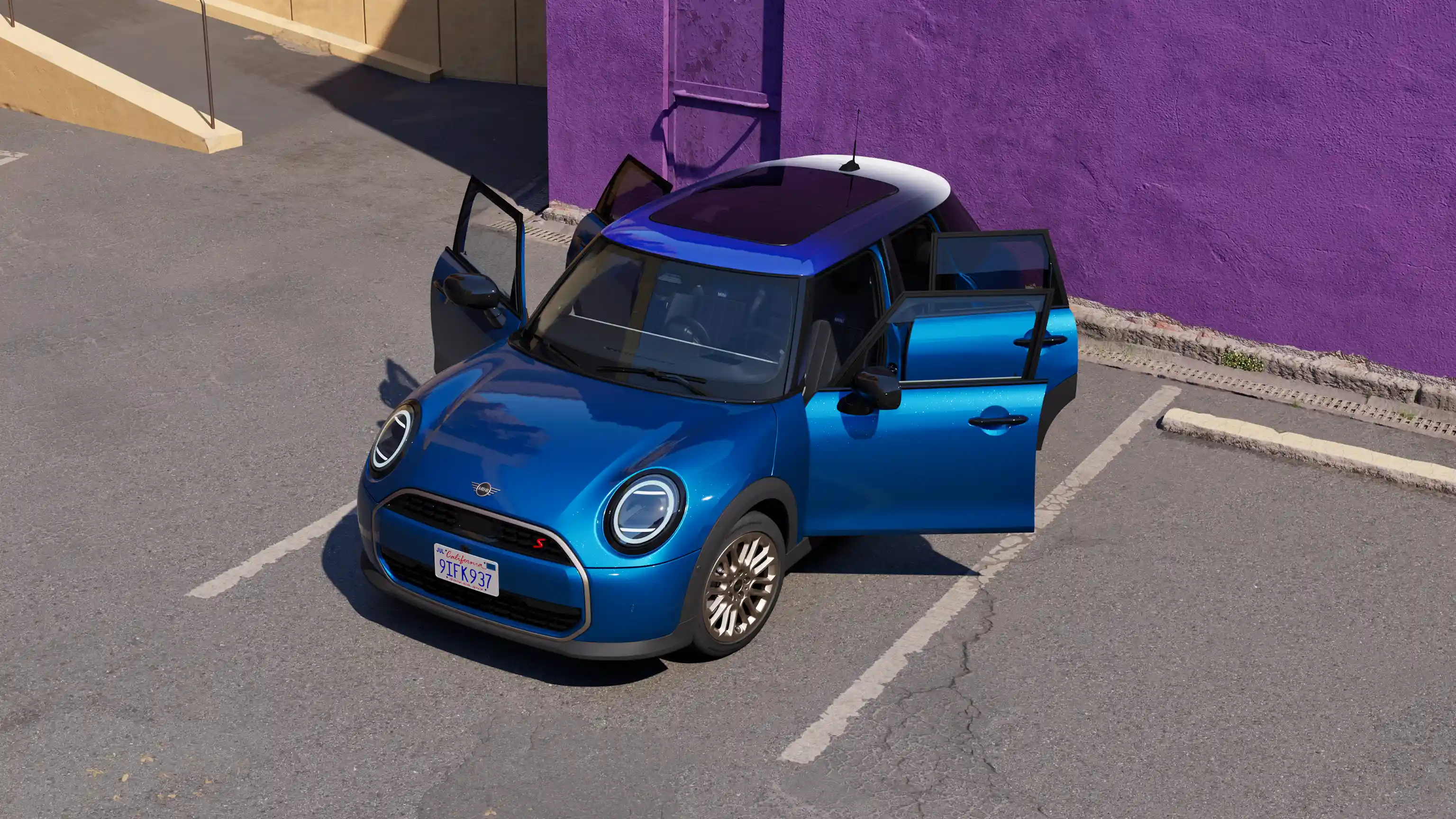 MINI Cooper 5-Türer – Geöffnete Türen