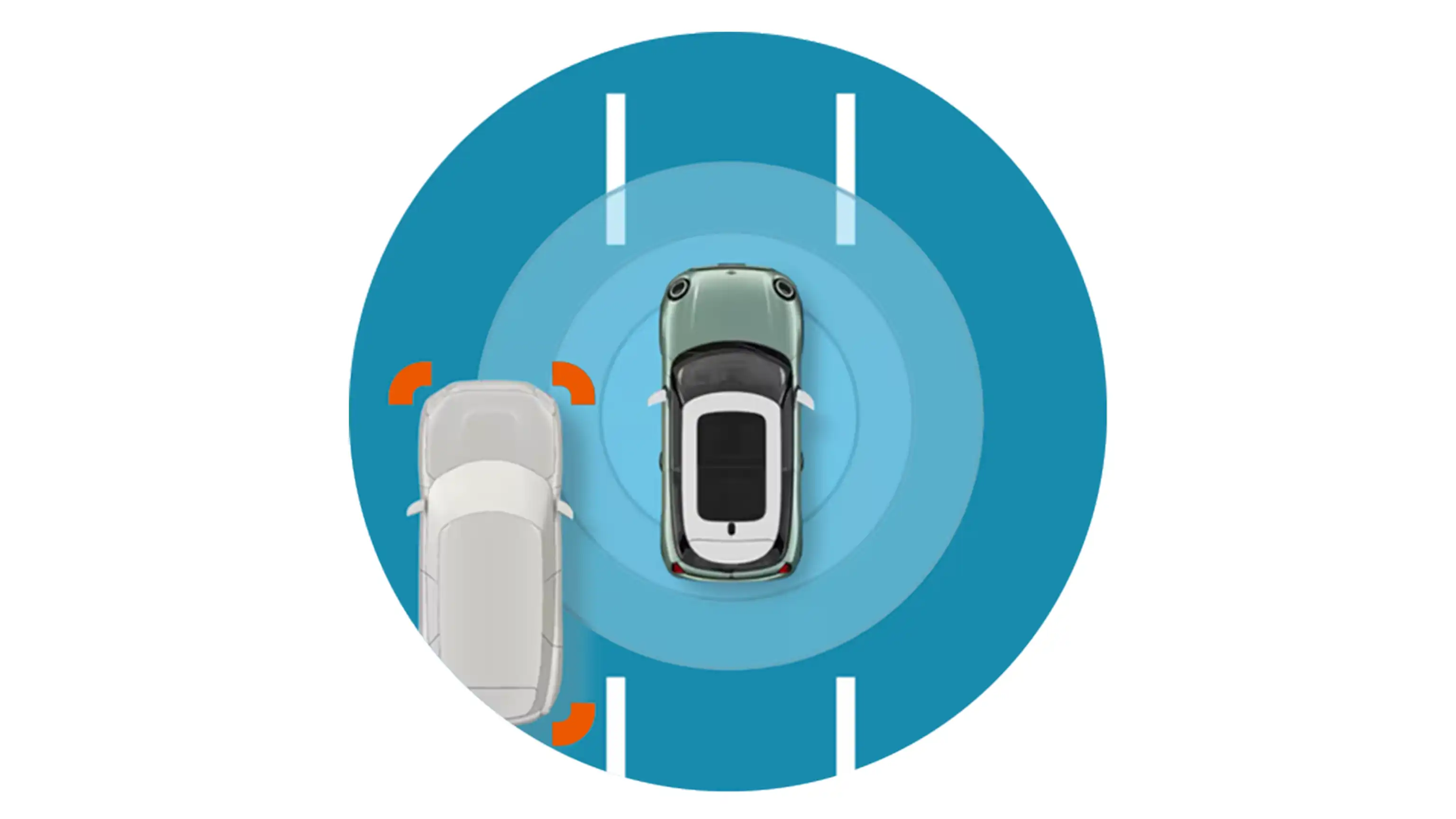 MINI Cooper 5 Portes – détection active des angles morts