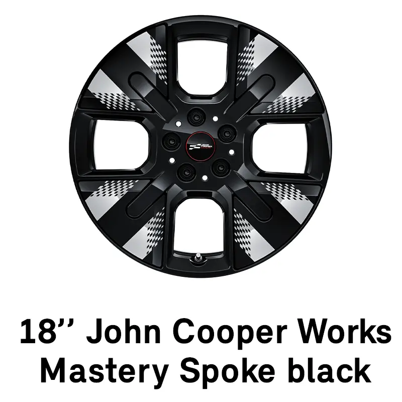 MINI – équipement – 18’’ JCW Mastery Spoke Black