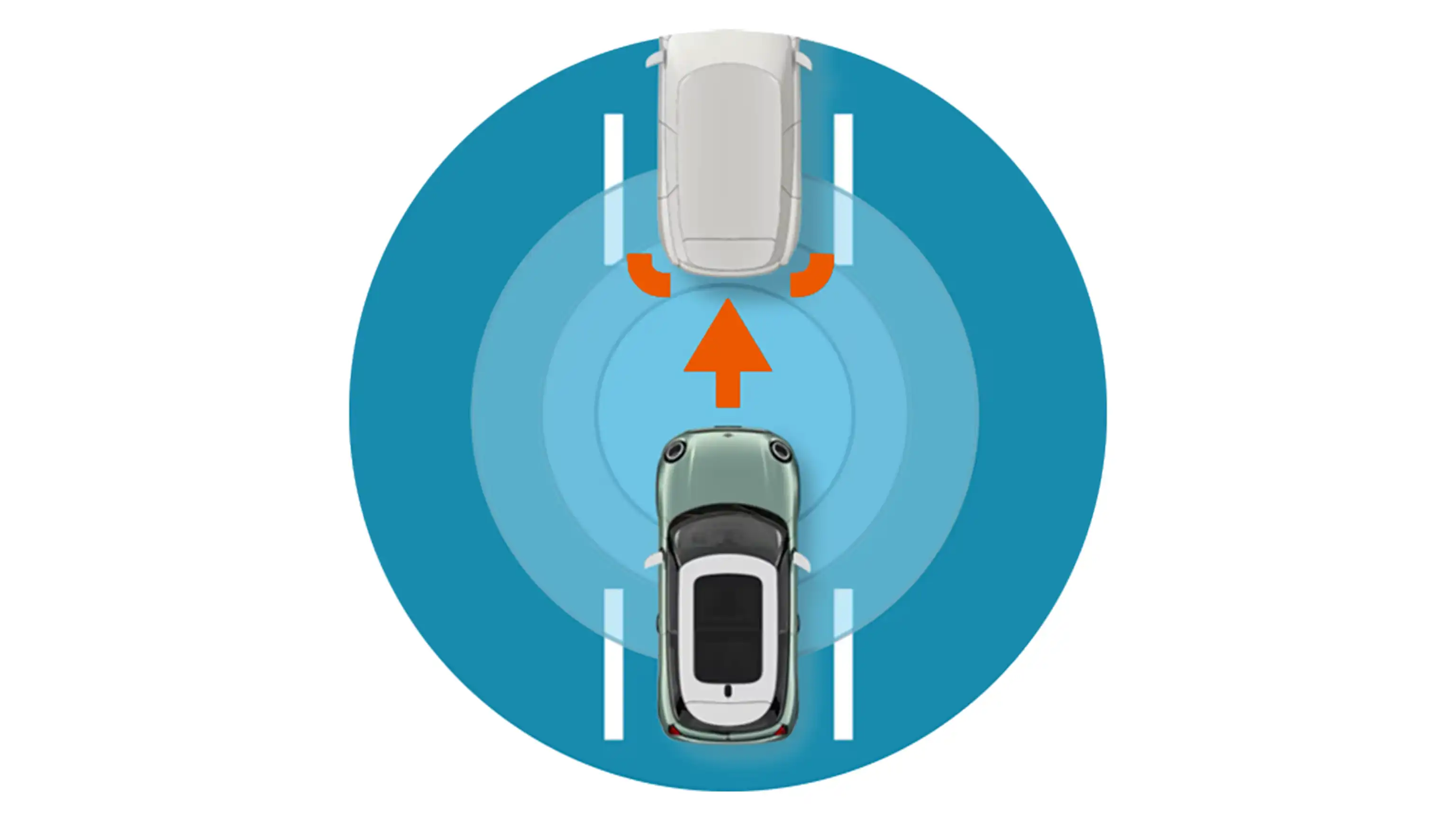 MINI Cooper Electric – alerte sortie de voie