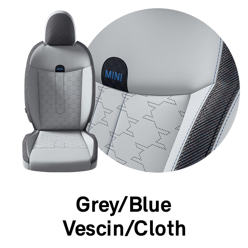 MINI – Ausstattung – Vescin Grau/Blau