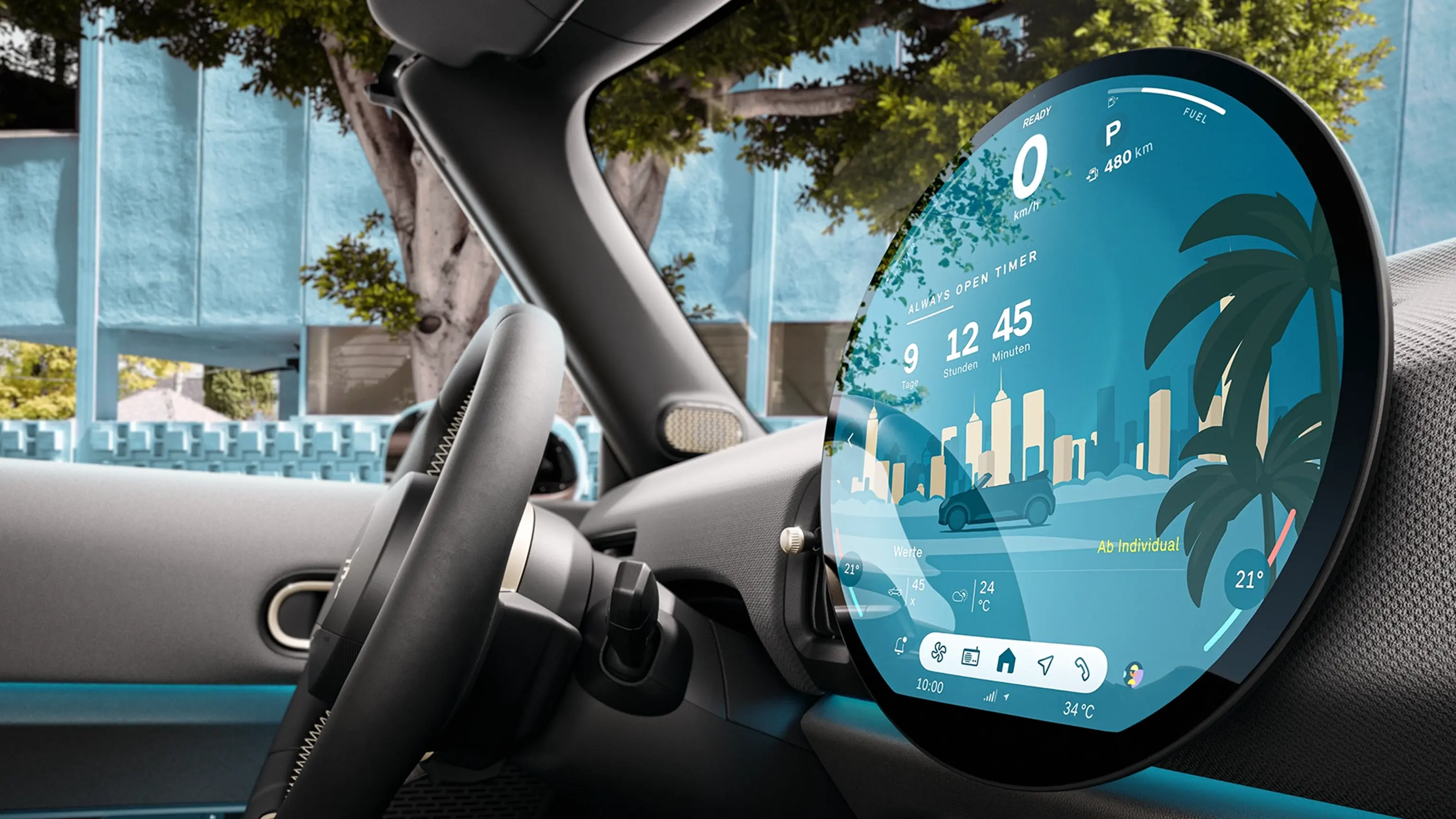 MINI Cooper Cabrio – Interieur – Galerie Experience Modes – Lenkrad