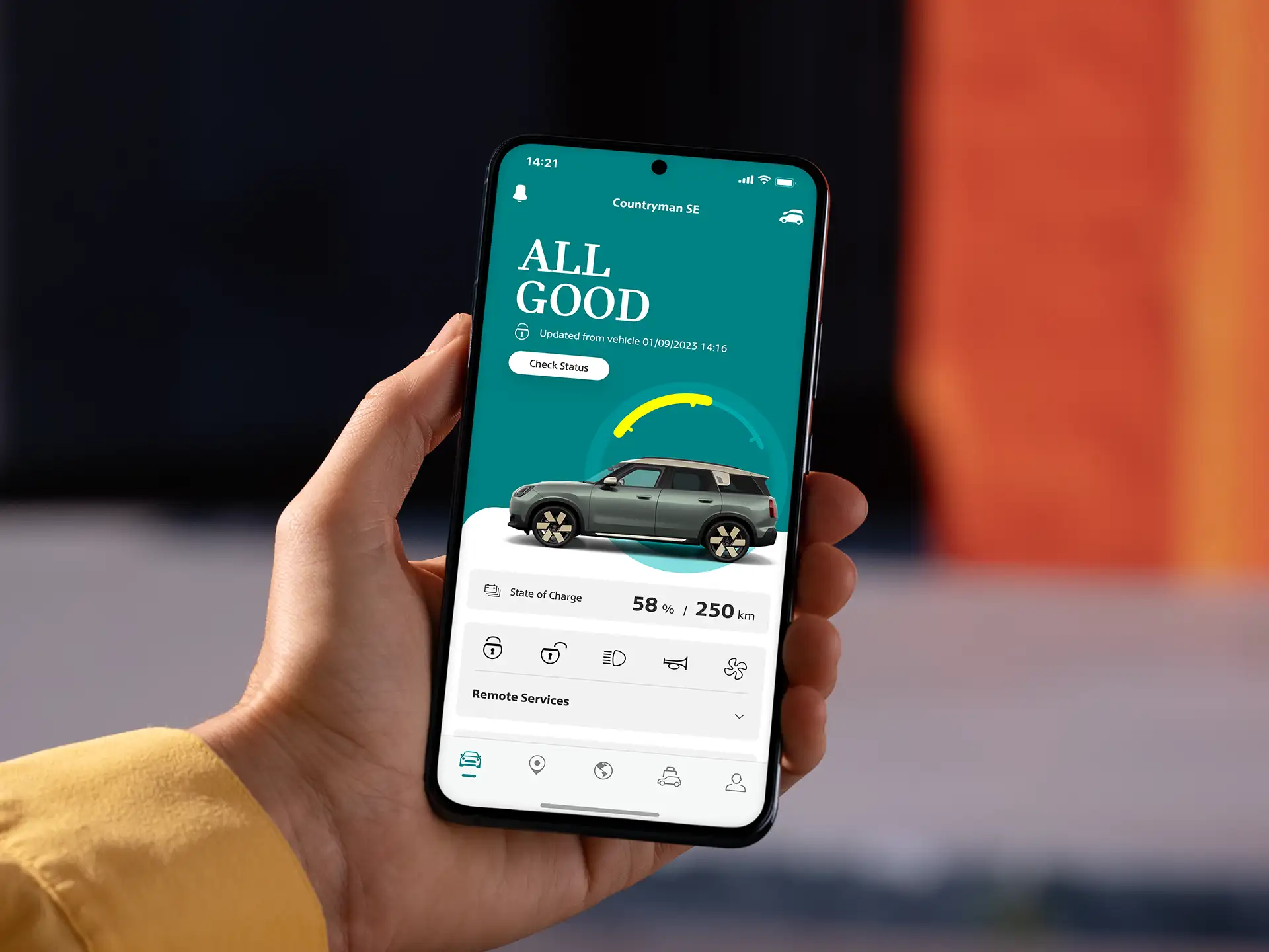 MINI Countryman Electric – MINI App