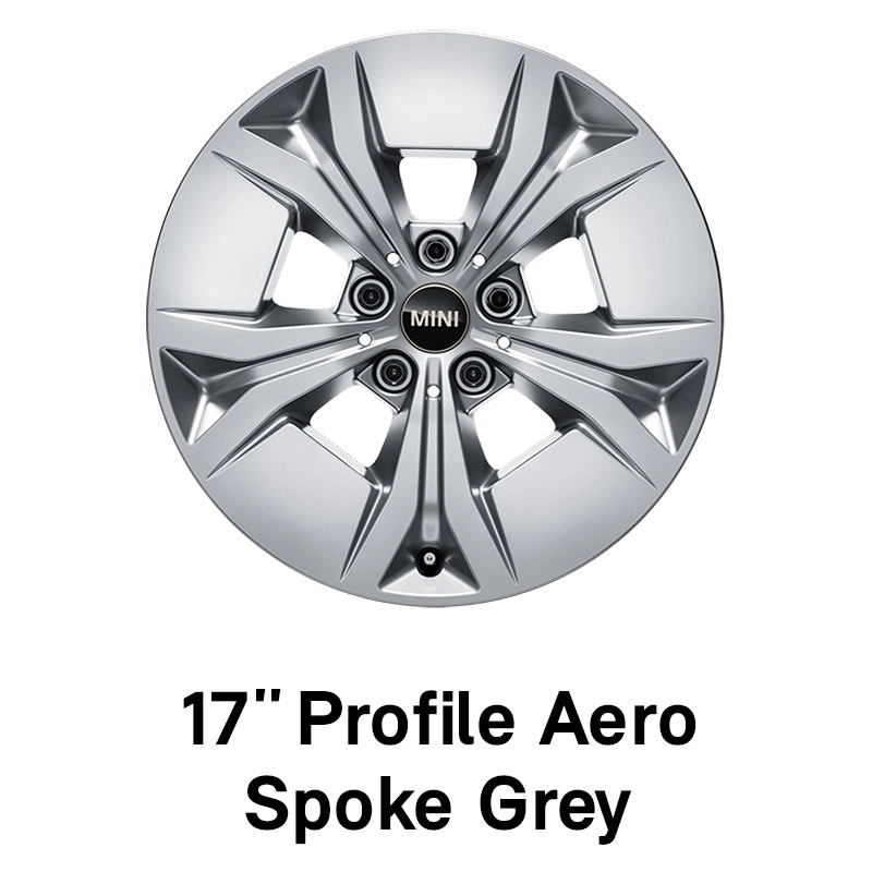 MINI – Ausstattung – 17 Zoll Profile Aero Spoke Grey