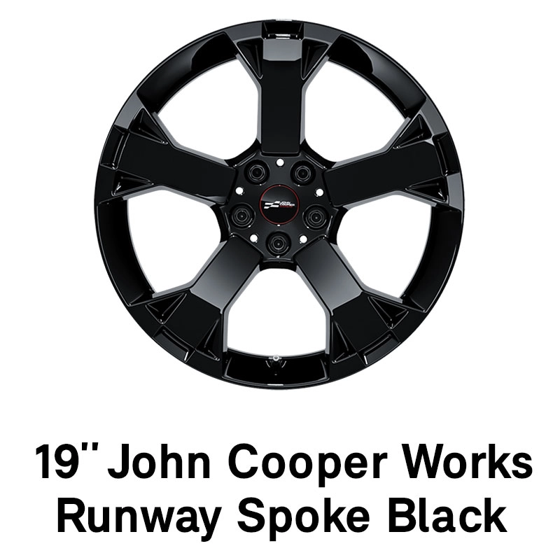 MINI – Ausstattung – 19 Zoll JCW Runway Spoke Black