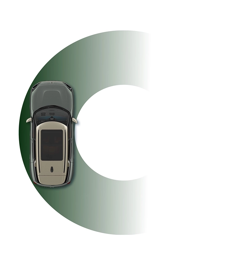 MINI Countryman - Cercle de braquage