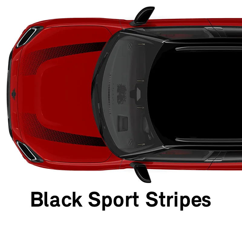  MINI – Ausstattung – JCW Trim – Sportstreifen in Schwarz