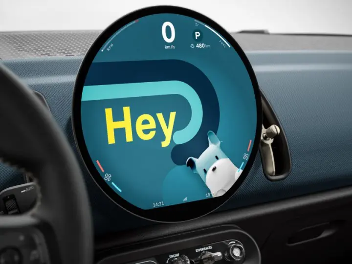 MINI Countryman – OLED-Display mit Spike