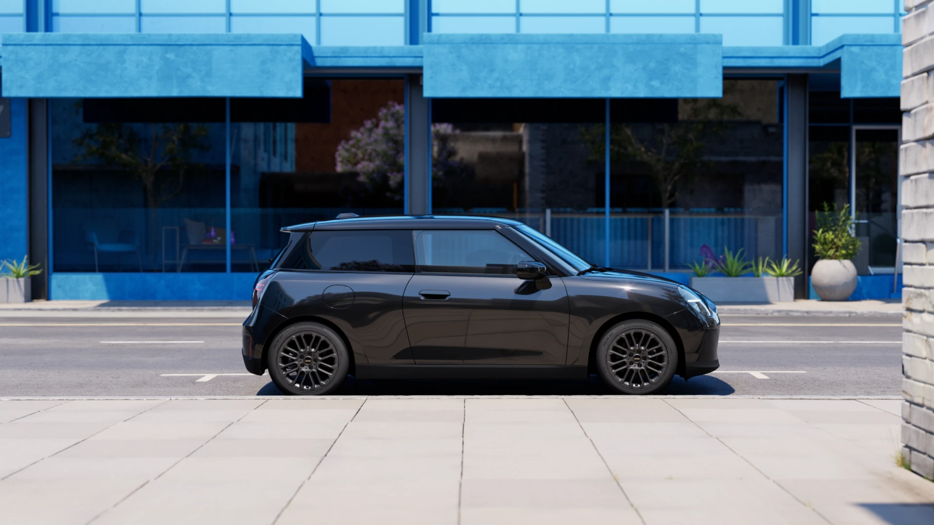 Der vollelektrische MINI Cooper Blackyard Der vollelektrische MINI Cooper Blackyard