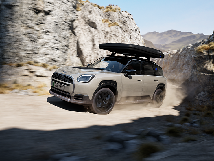 Photo de la conduite de la MINI Countryman Untamed Edition.