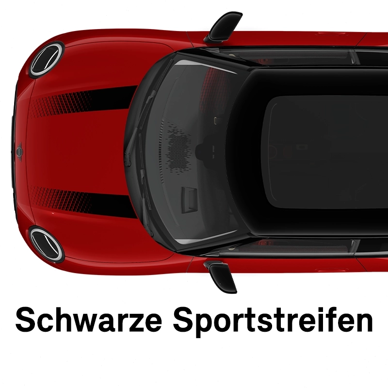  MINI – Ausstattung – JCW Trim – Sportstreifen in Schwarz