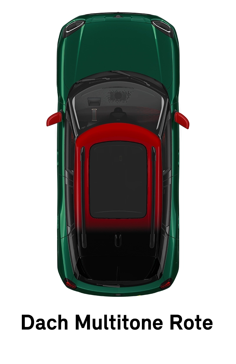  MINI – Ausstattung – JCW Trim – Dach in Multitone Red