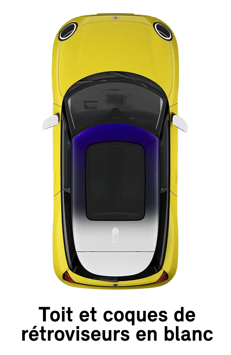  MINI – équipement – Finition Classic toit bleu multitons