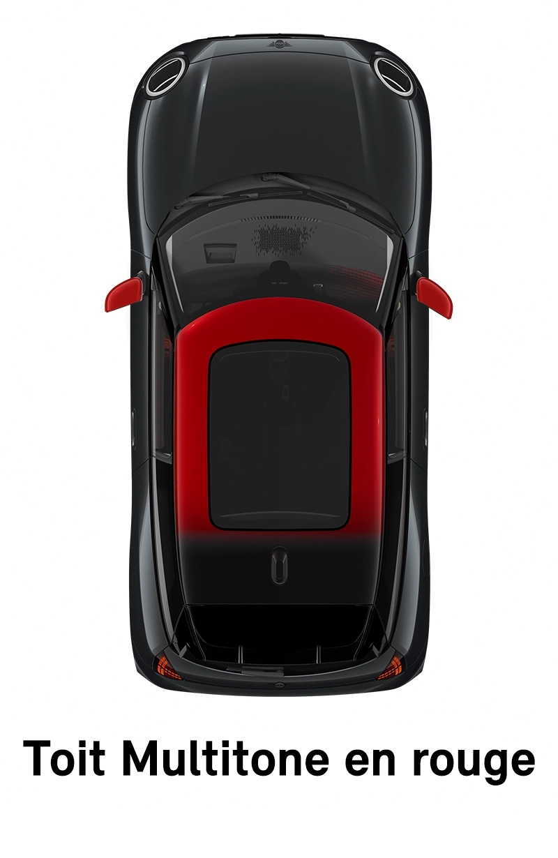  MINI – équipement – Finition JCW toit rouge multitons