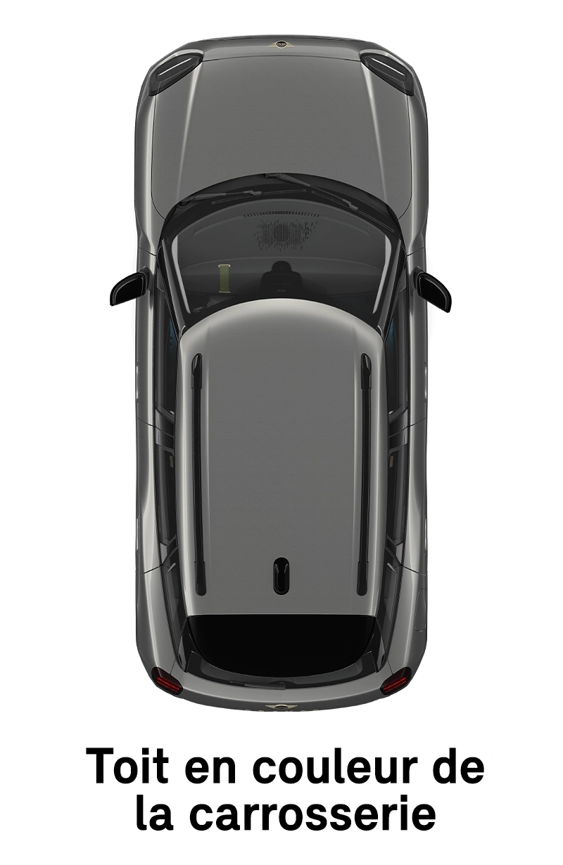 MINI - équipement - finition essential - toit dans la teinte de carrosserie