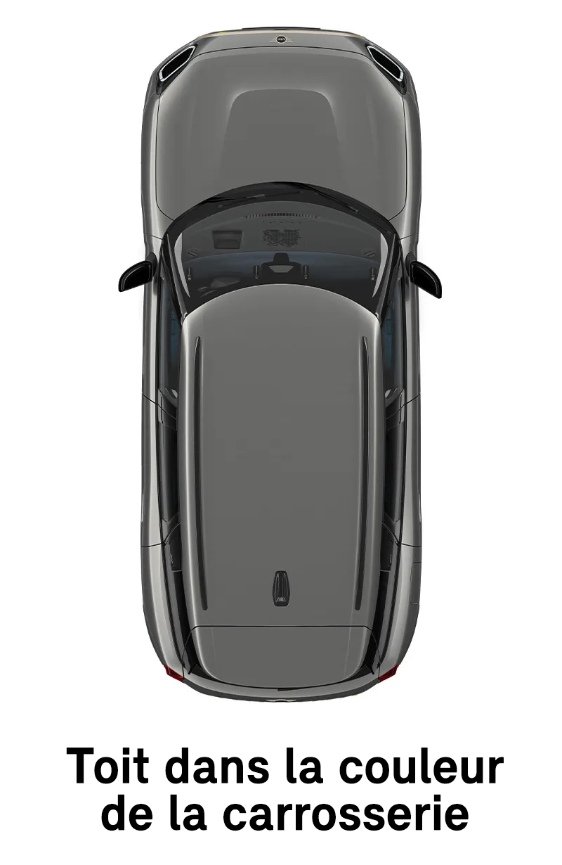  MINI - équipement - toit finition Favoured dans la couleur de la carrosserie