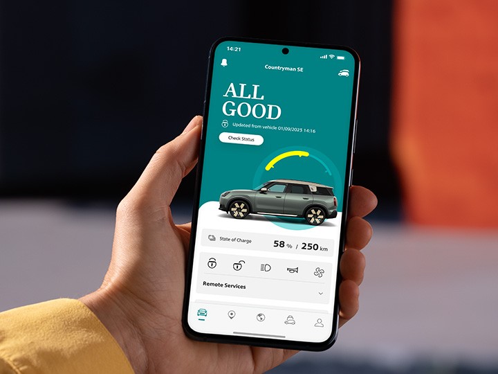 MINI Elektromobilität - MINI App