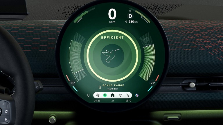 Der vollelektrische MINI Aceman – Digitales Erlebnis – Mode 03