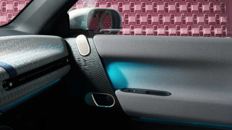Der neue vollelektrische MINI Cooper – Mosaik – Interieur