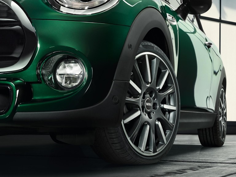MINI 3 portes Hatch - vert - jantes et pneus