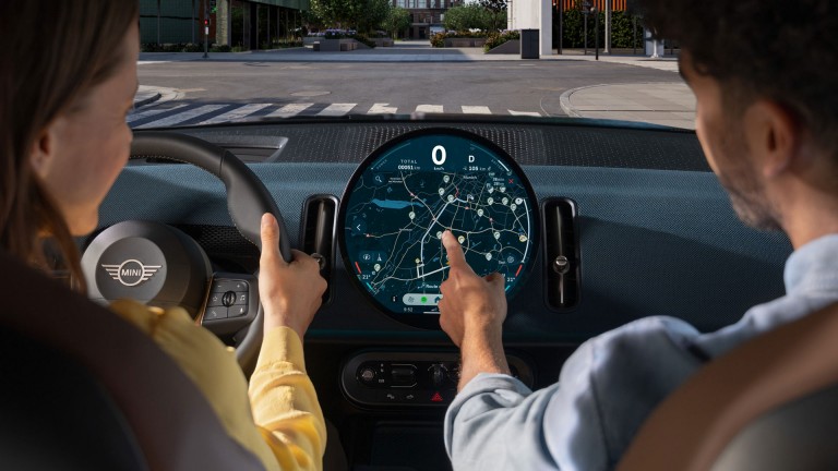 MINI Countryman Electric - expérience digitale - navigation