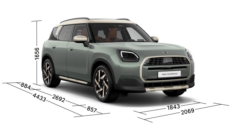 MINI Countryman – dimensions - trois quart